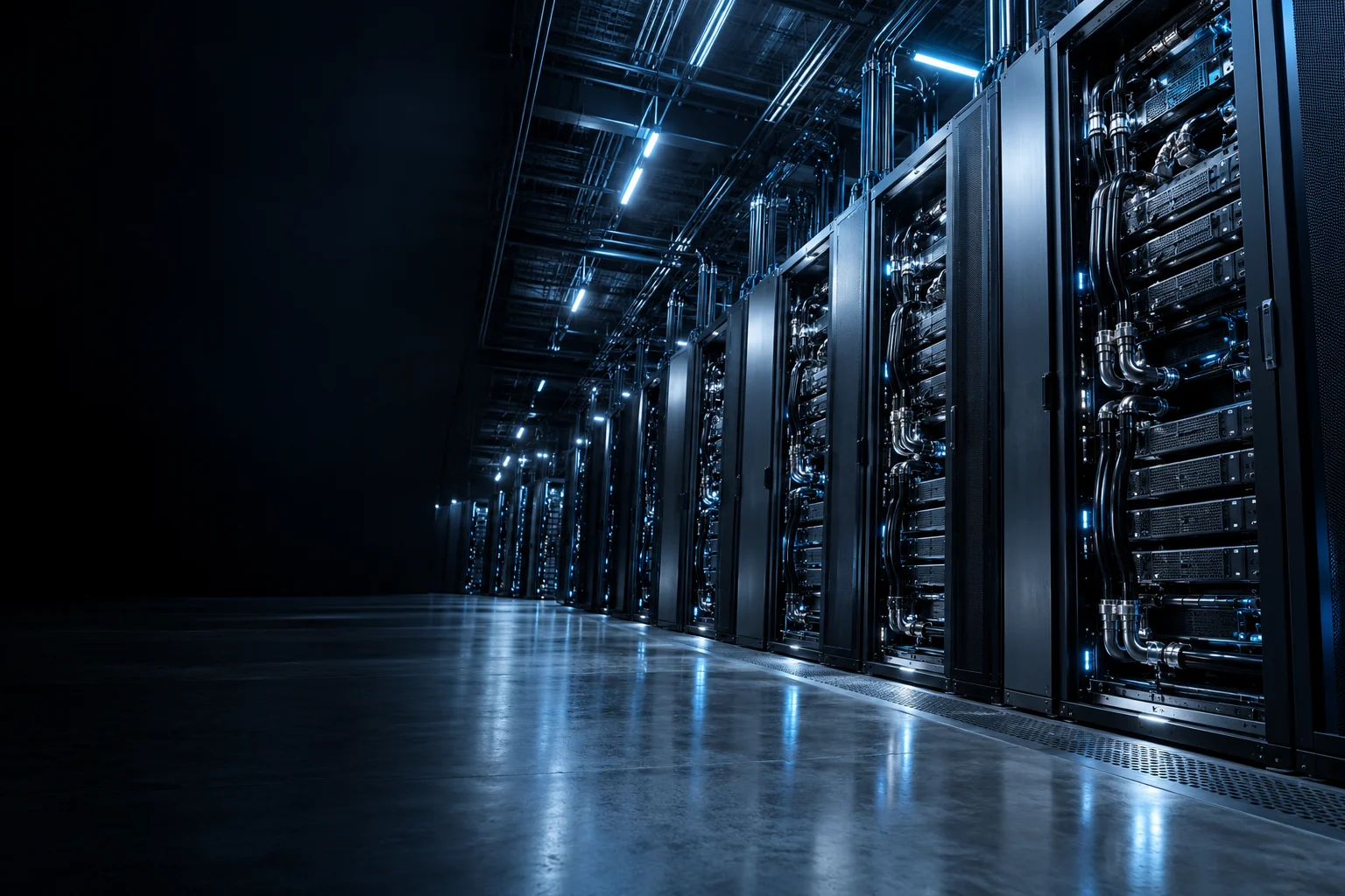 Concept artwork of an AI data centre